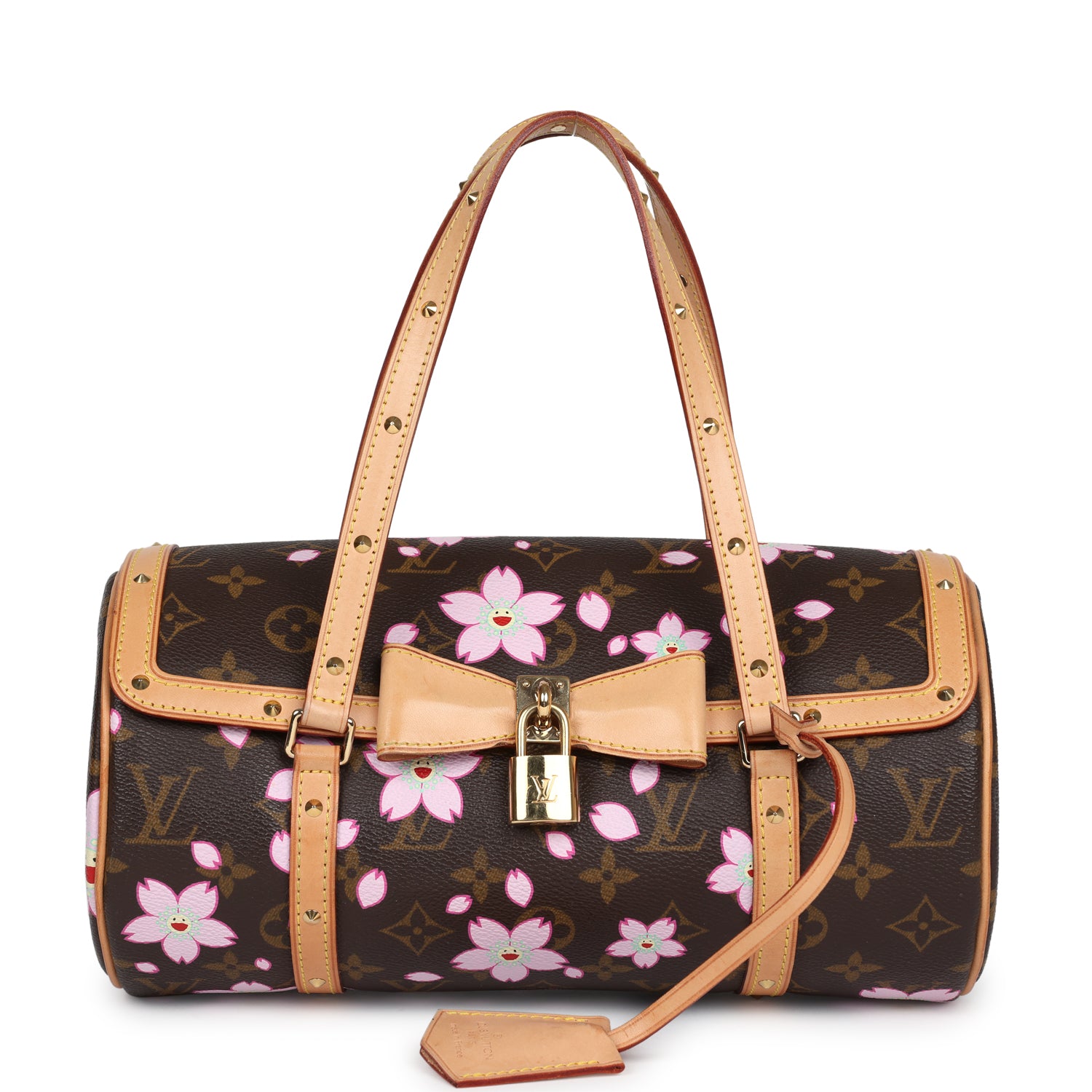 On Sale Vintage Louis Vuitton X Takashi Murakami Papillon Monogram Cherry Blossom Gold Hardware